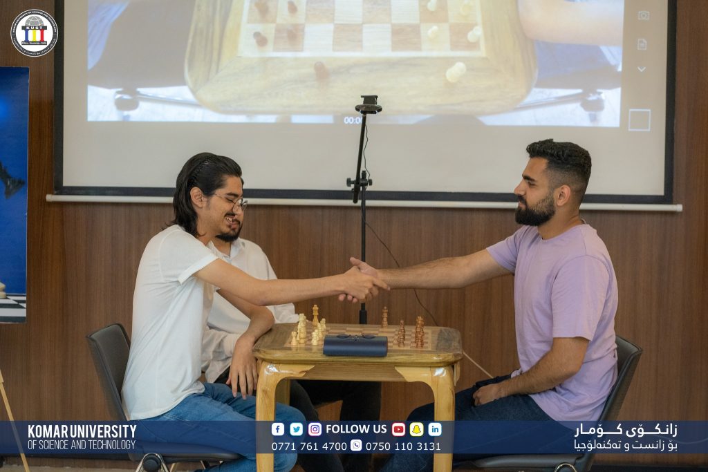 KUST's Student Club arranged a chess tournament for faculty, staff and students