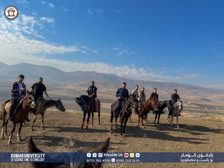 KUST’s Student Club holds horse-riding activity