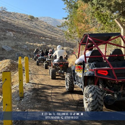 Komar University Students Enjoy Thrilling Quad Bike Trip to Hazarmerd Cave