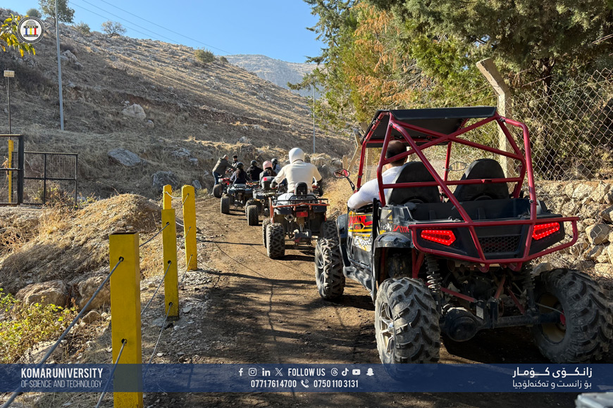 Komar University Students Enjoy Thrilling Quad Bike Trip to Hazarmerd Cave